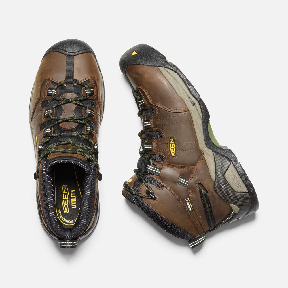 Keen Laarzen Heren Bruin - Detroit Xt Waterproof (Steel Toe) - 05296-ORDL